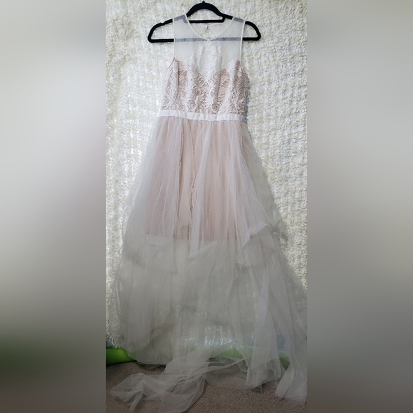 Bcbg maxazria Reise off white dress bridal cocktail wedding size 8 nwt - Picture 4 of 6